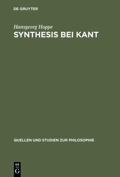 Cover Synthesis bei Kant (eBook, PDF)