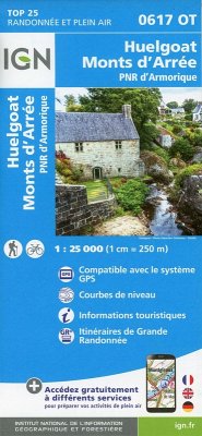 Cover IGN Karte, Carte de randonnée (et plein air) Huelgoat.Monts D'Arree.Pnr D'Armorique