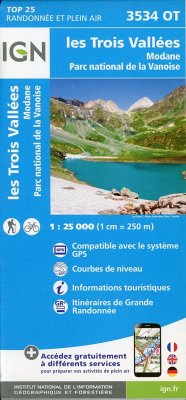 Cover 3534OT les Trois Vallées.Modane.PN de La Vanoise