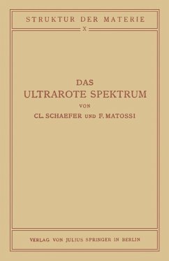 Das Ultrarote Spektrum (eBook, PDF) - Schaefer, Na; Matossi, Na