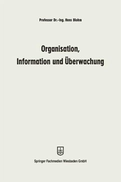 Organisation, Information und Überwachung (eBook, PDF) - Blohm, Hans