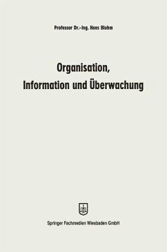 Cover Organisation, Information und Überwachung (eBook, PDF)