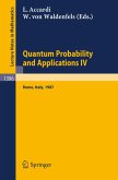 Quantum Probability and Applications IV (eBook, PDF)