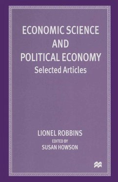 Economic Science and Political Economy (eBook, PDF)