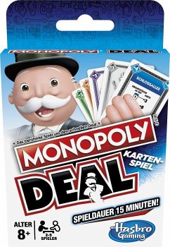 Hasbro E3113100 - Monopoly Deal, Kartenspiel, Familienspiel