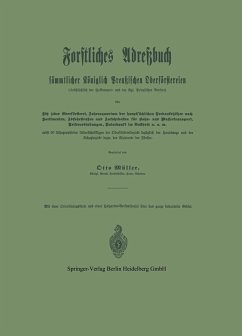 Cover Forstliches Adreßbuch sämmtlicher Königlich Preußischen Oberförstereien (eBook, PDF)