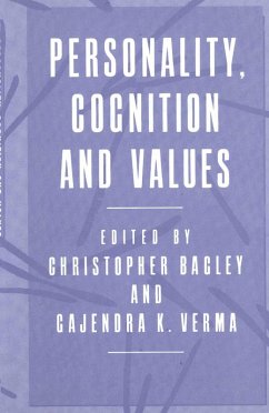 Personality, Cognition and Values (eBook, PDF) - Vermad, Gajendra K