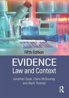 Evidence: Law and Context (eBook, PDF) - Doak, Jonathan; Mcgourlay, Claire; Thomas, Mark