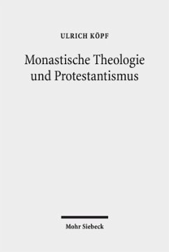 Cover Monastische Theologie und Protestantismus