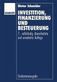 Investition, Finanzierung und Besteuerung (eBook, PDF)