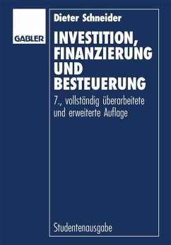 Cover Investition, Finanzierung und Besteuerung (eBook, PDF)