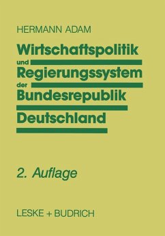 Wirtschaftspolitik und Regierungssystem der Bundesrepublik Deutschland (eBook, PDF)