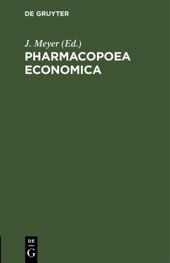 Cover Pharmacopoea economica (eBook, PDF)