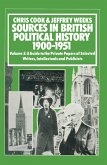 Sources In British Political History, 1900-1951 (eBook, PDF)