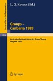 Groups - Canberra 1989 (eBook, PDF)