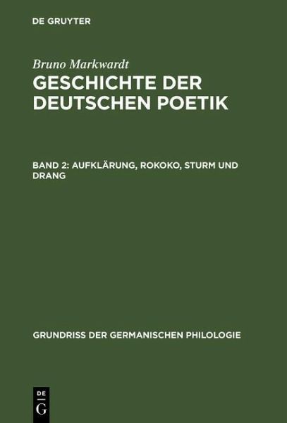Aufklärung, Rokoko, Sturm und Drang (eBook, PDF)