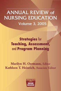 Annual Review of Nursing Education Volume 3, 2005 (eBook, PDF) - Oermann, Marilyn H.