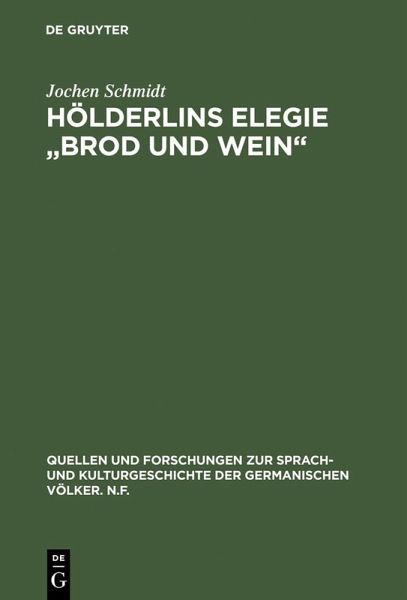 Hölderlins Elegie Hölderlins Elegie