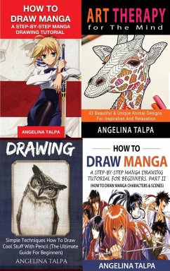 Cover Drawing Collection (4 in 1): Simple Techniques How To Draw Manga & Cool Stuff (eBook, ePUB)