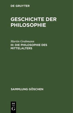 Die Philosophie des Mittelalters (eBook, PDF) - Grabmann, Martin