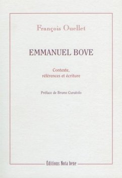 Cover Emmanuel Bove (eBook, PDF)