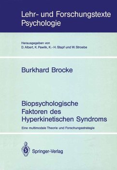 Biopsychologische Faktoren des Hyperkinetischen Syndroms (eBook, PDF) - Brocke, Burkhard