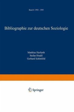 Cover Bibliographie zur deutschen Soziologie (eBook, PDF)