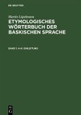 Etymologisches Wörterbuch der baskischen Sprache (eBook, PDF)