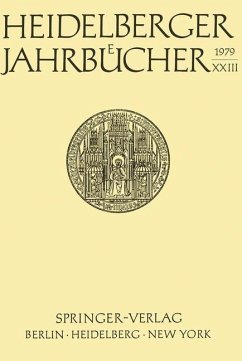 Heidelberger Jahrbücher (eBook, PDF) - Loparo, Kenneth A.