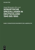 Sowjetische Dokumente zur Lagerpolitik (eBook, PDF)