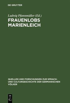 Cover Frauenlobs Marienleich (eBook, PDF)