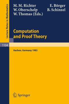 Proceedings of the Logic Colloquium. Held in Aachen, July 18-23, 1983 (eBook, PDF)