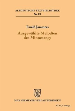 Ausgewählte Melodien des Minnesangs (eBook, PDF)