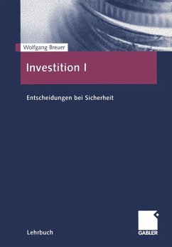 Investition I (eBook, PDF) - Breuer, Wolfgang