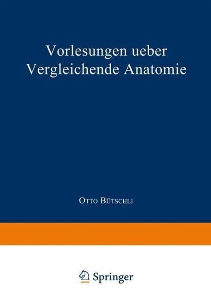 Vorlesungen ueber vergleichende Anatomie (eBook, PDF)