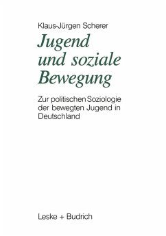 Jugend und soziale Bewegung (eBook, PDF) - Scherer, Klaus-Jürgen