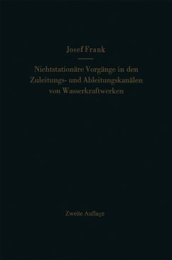 Cover Nichtstationäre Vorgänge in den Zuleitungs- und Ableitungskanälen von Wasserkraftwerken (eBook, PDF)