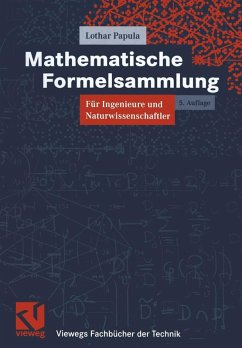 Mathematische Formelsammlung für Ingenieure und Naturwissenschaftler (eBook, PDF) - Papula, Lothar