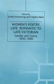 Women's Poetry, Late Romantic to Late Victorian (eBook, PDF)