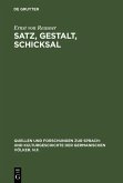 Satz, Gestalt, Schicksal (eBook, PDF)