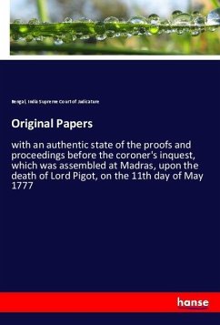 Original Papers - Supreme Court of Judicature, Bengal