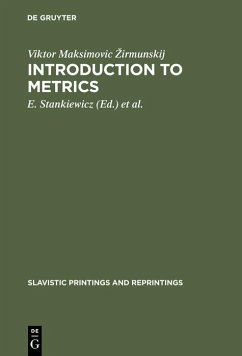 Introduction to metrics (eBook, PDF) - Zirmunskij, Viktor Maksimovic