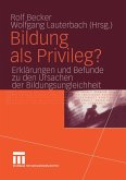 Bildung als Privileg? (eBook, PDF)