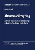 Altautomobilrecycling (eBook, PDF)