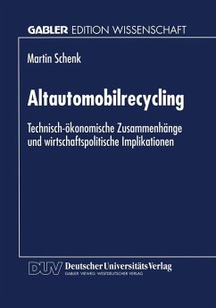 Altautomobilrecycling (eBook, PDF)