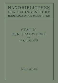 Statik der Tragwerke (eBook, PDF) - Kaufmann, Walther; Otzen, Robert