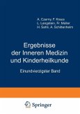 Ergebnisse der inneren Medizin und Kinderheilkunde (eBook, PDF)