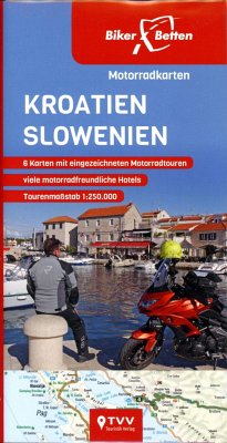 Motorradkarten Set Kroatien Slowenien