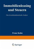 Immobilienleasing und Steuern (eBook, PDF)