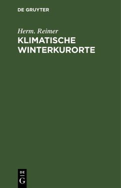 Cover Klimatische Winterkurorte (eBook, PDF)